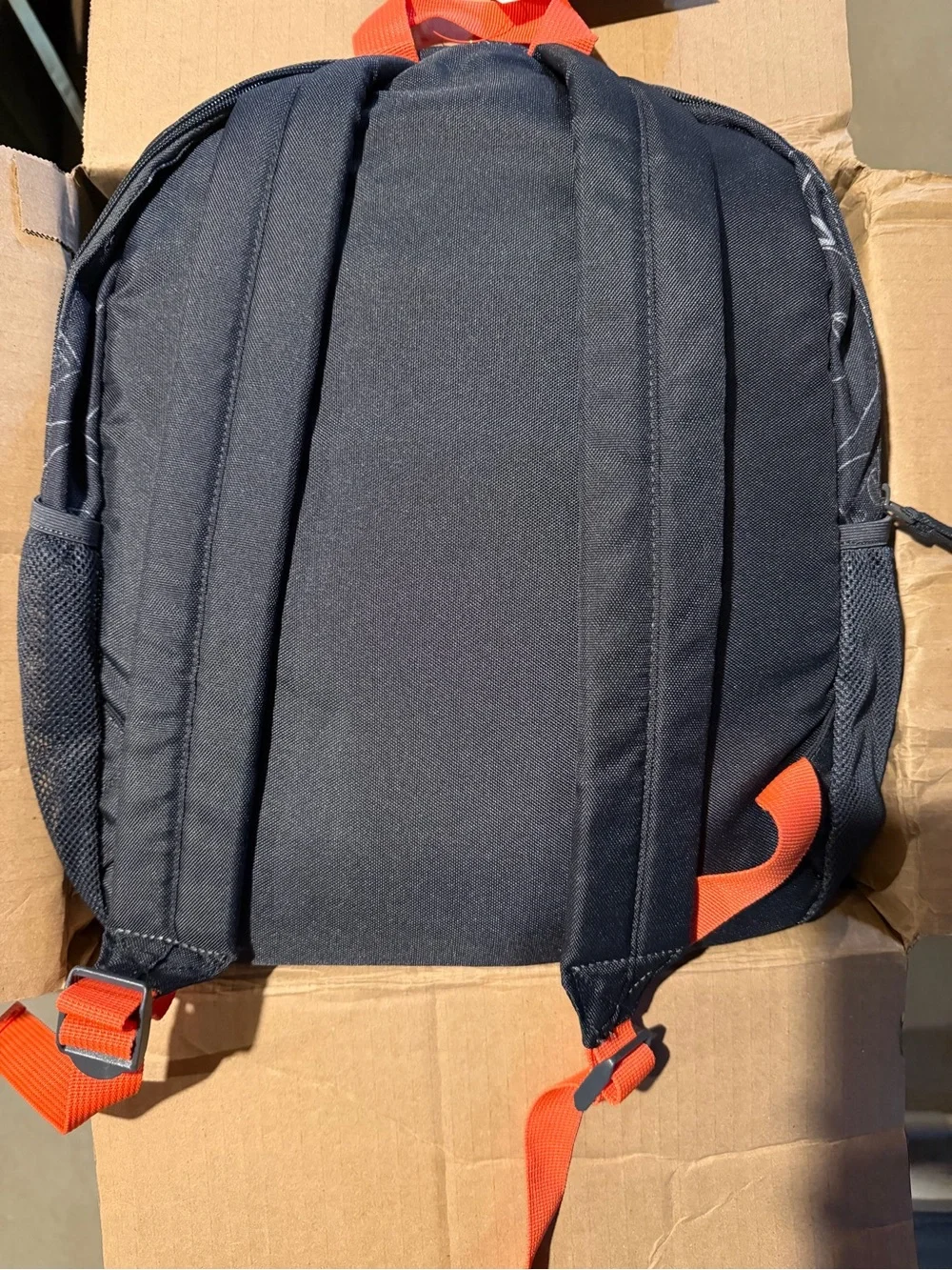 Kids Black Basketball Print Backpack